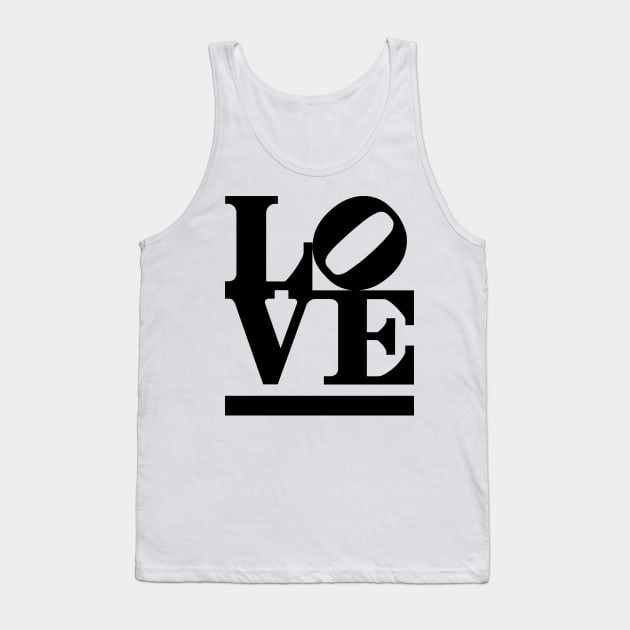 LOVE Robert Indiana Pop Art Logo Tank Top by So Young So Good